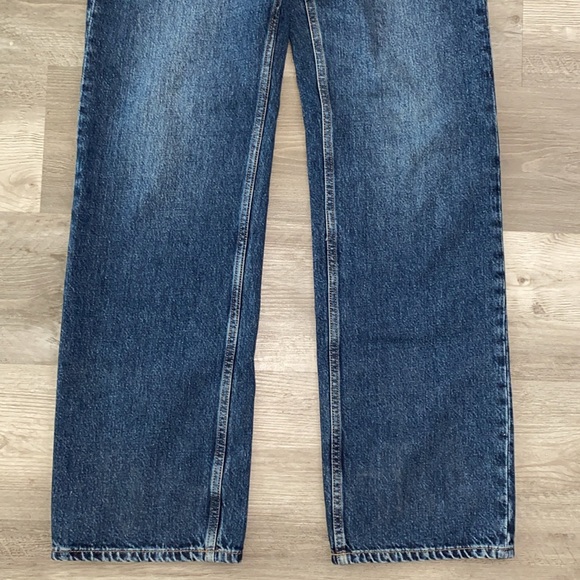 Reformation Wilder High Rise Wide Leg Jeans Womens 26 Donner Wash Blue Cotton - Picture 8 of 14